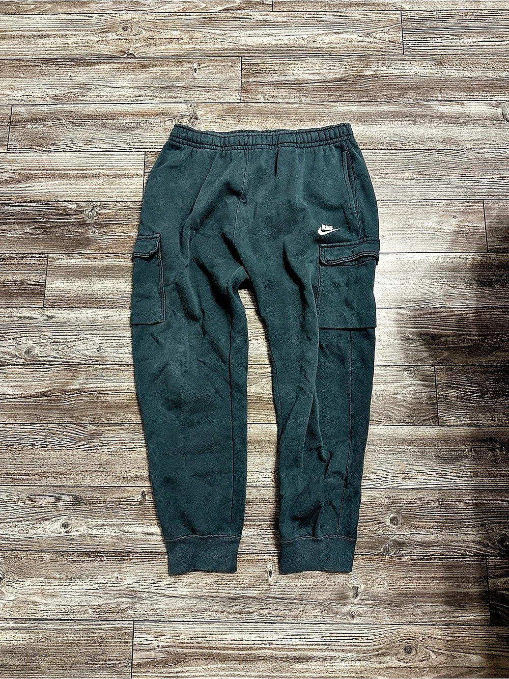 Nike Sportswear Club Fleece Cargo Pants Men's Green Large